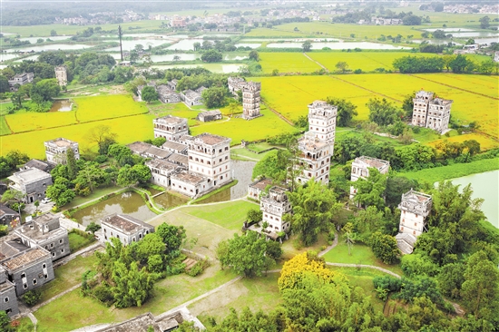 塘口鎮(zhèn)自力村碉樓群。