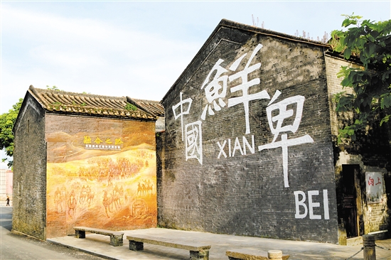 農(nóng)房風貌品質(zhì)提升行動為霄南村營造了特色鄉(xiāng)村文化空間。