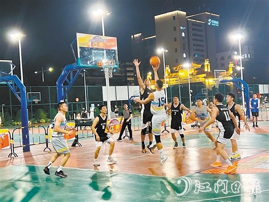 JCBA江南逐夢籃球系列賽在白水帶體育公園開賽。