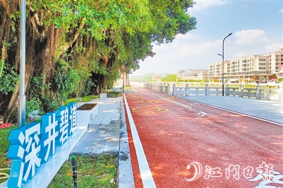 深井鎮(zhèn)完成碧道建設(shè)，更好滿(mǎn)足周邊群眾休閑運(yùn)動(dòng)需求。