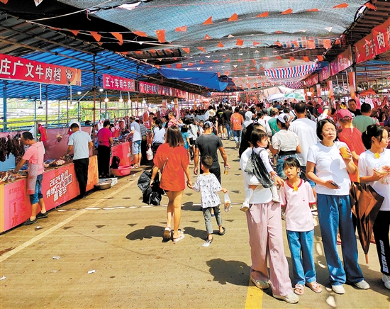 2024年水步傳統(tǒng)文化旅游嘉年華集美食、煙火、潮玩、文創(chuàng)、旅游等豐富元素于一體。
