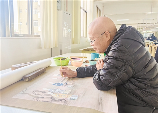 鐘昌華尤其擅長(zhǎng)畫人物和竹。
