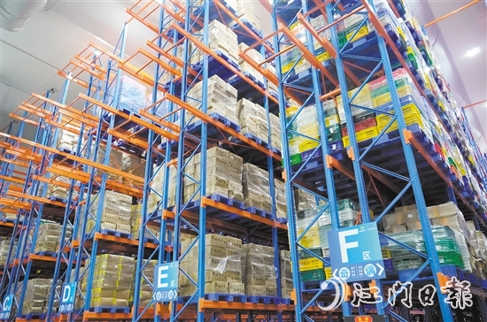 粵港澳大灣區(qū)（江門開平）優(yōu)質(zhì)農(nóng)產(chǎn)品供應(yīng)及出口基地冷庫。