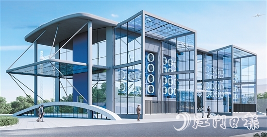 恩平市馮如低空經(jīng)濟產(chǎn)業(yè)園風洞實驗室效果圖。