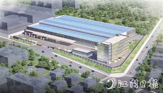 江門志達精密管業(yè)制造有限公司項目二期效果圖。