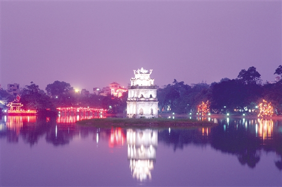 河內(nèi)的風(fēng)景猶如一幅美麗的油畫。