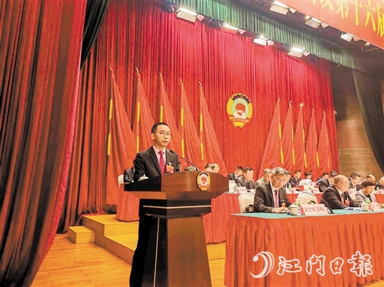 民革新會區(qū)委員會代表張潤沛。