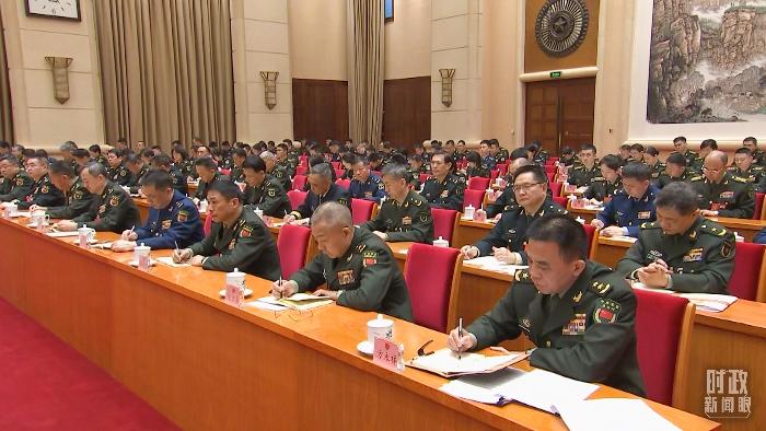 △2025年3月7日，解放軍和武警部隊代表團全體會議現(xiàn)場。