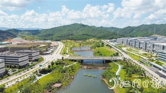 新會(huì)智造產(chǎn)業(yè)園鳳山湖園區(qū)。