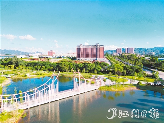 崖門鎮(zhèn)全力打造現(xiàn)代化產(chǎn)教新城。
