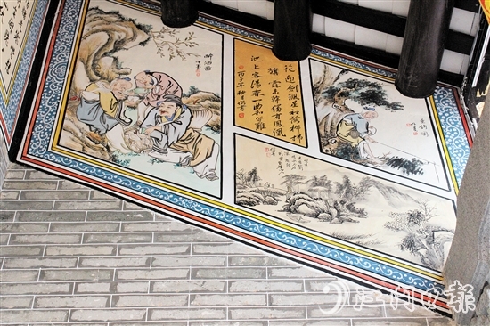 復(fù)春馮公祠的壁畫(huà)均為原貌修復(fù)。