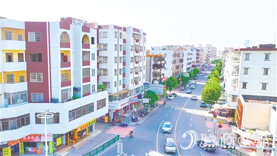 康寧街主街及舊圩路段改造后煥然一新。