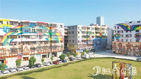祥龍社區(qū)老舊小區(qū)改造后煥然一新。