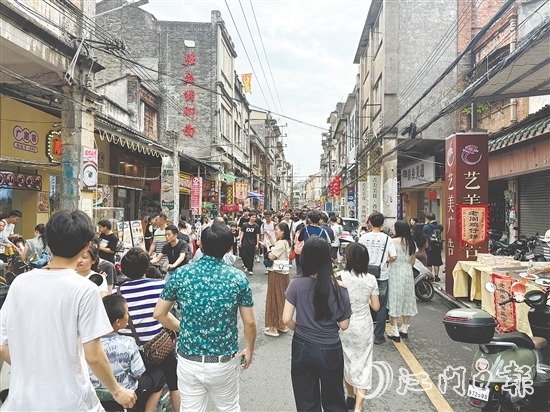 長堤歷史文化街區(qū)依然是旅游熱門目的地。