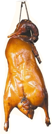 古井燒鵝皮脆肉香。