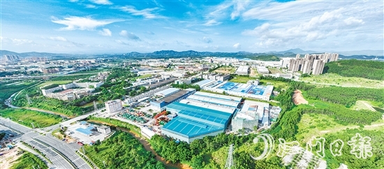 鶴山工業(yè)城鳥瞰圖。共和鎮(zhèn)供圖