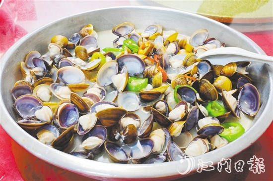 睦洲黃沙蜆味道清甜。