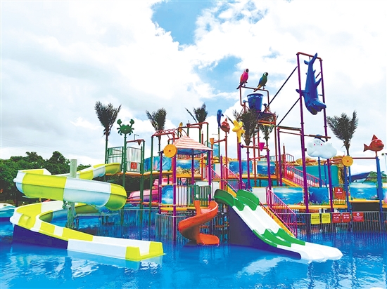 長廊生態(tài)園水上樂園。