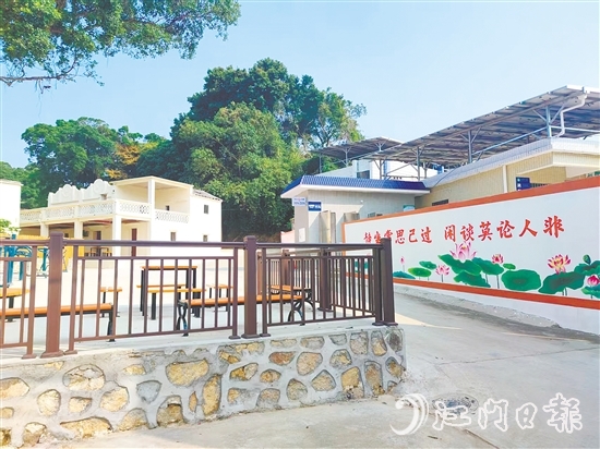 北陡鎮(zhèn)大步頭村基礎(chǔ)設(shè)施實(shí)現(xiàn)全面升級(jí)，村口閑置荒地經(jīng)過硬底化改造、增設(shè)健身器材，成為村民茶余飯后的“打卡點(diǎn)”。