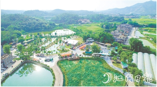 臺(tái)城街道依托“百千萬(wàn)工程”，立足生態(tài)休閑旅游定位，推動(dòng)桂水村農(nóng)文旅商融合發(fā)展，培育壯大“賞花經(jīng)濟(jì)”和農(nóng)村集體經(jīng)濟(jì)。