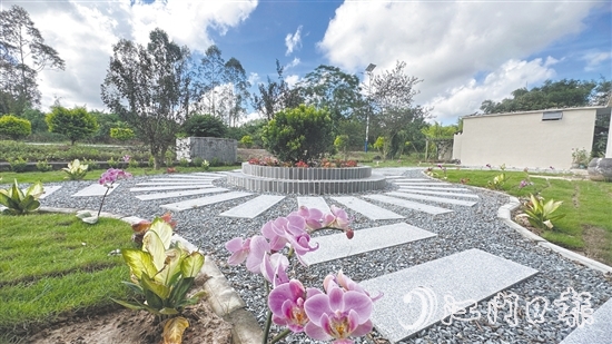 赤水鎮(zhèn)羊路村“四小園”綠意盎然。