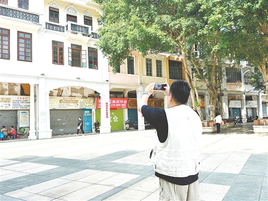 深圳旅拍團(tuán)用手機(jī)定格江門(mén)的美。