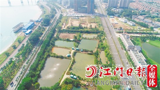 濱江大道旁地塊實(shí)景圖。