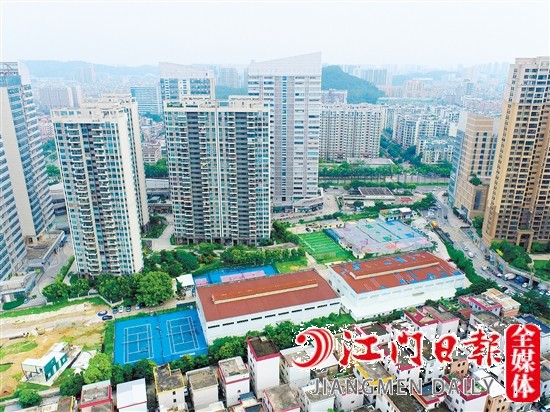 摩根國(guó)際旁地塊實(shí)景圖。