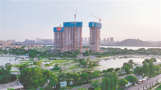 江發(fā)·天御灣景觀(guān)資源出色。
