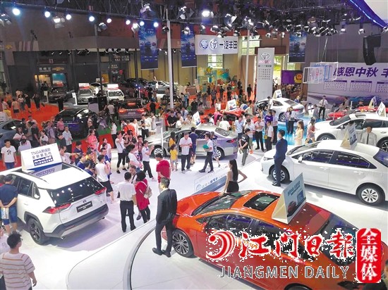 十年來(lái)，江門車展檔次越來(lái)越高。