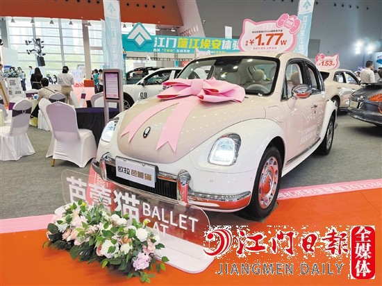 端午節(jié)車展可以看到許多新能源汽車的身影。